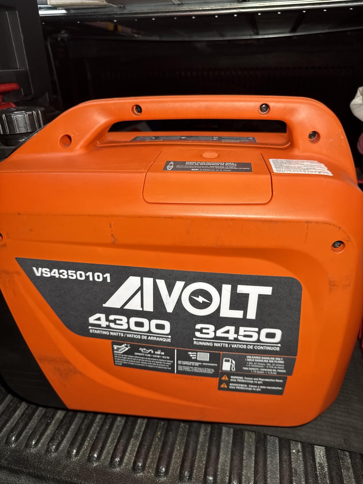 AIVOLT 4300W Inverter Generator Gas Powered Quiet RV Generator for Camping customer photo 1