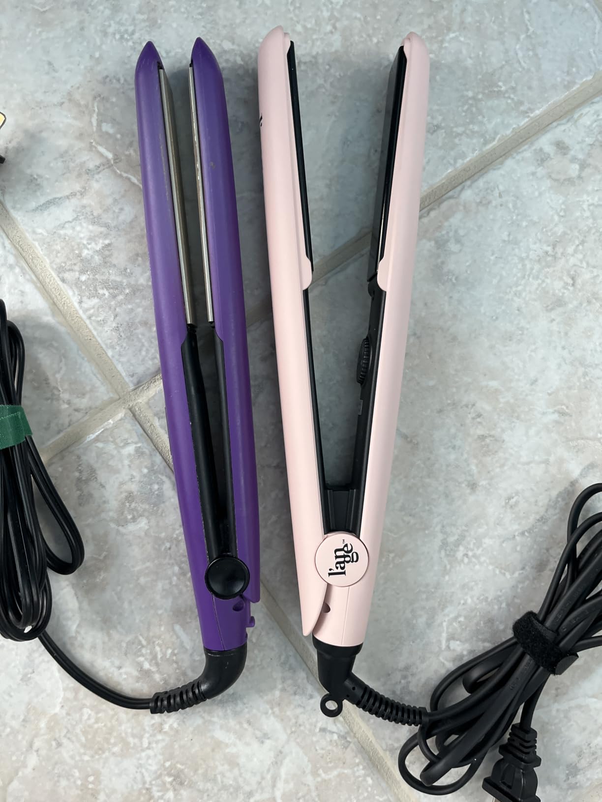 L'ANGE HAIR Le Ceramique 1-Pass Flat Iron Hair Straightener | Fast Heating Ceramic Flat Iron | Best Hot Tools Professional Hair Straightener to Lock in Moisture & Shine | (Blush) customer photo 2