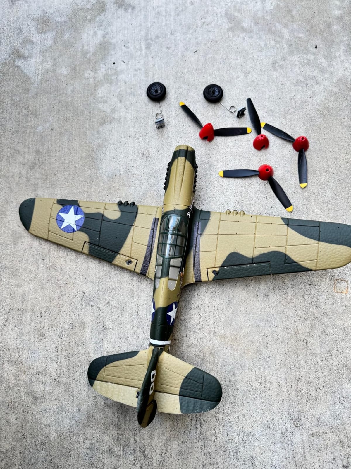 LEAMBE RC Plane 4 Channel Remote Control Airplane - Ready to Fly P-40 Warhawk RC Airplane for Beginners Adult with Xpilot Stabilization System & One Key Aerobatic customer photo 2