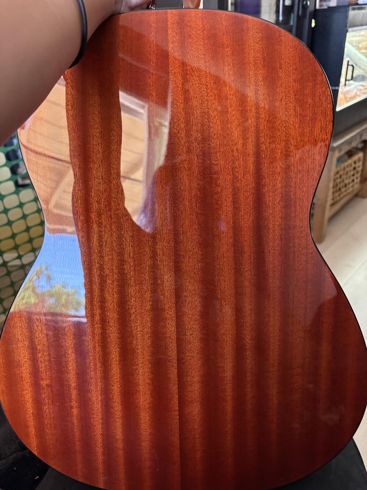 Classical Guitar Full Size 4/4 Spanish Style Classical Guitarra, 39 Inch Nylon Strings Guitar Ideal for Beginner Adults, Cedar Top, by Vangoa customer photo 2