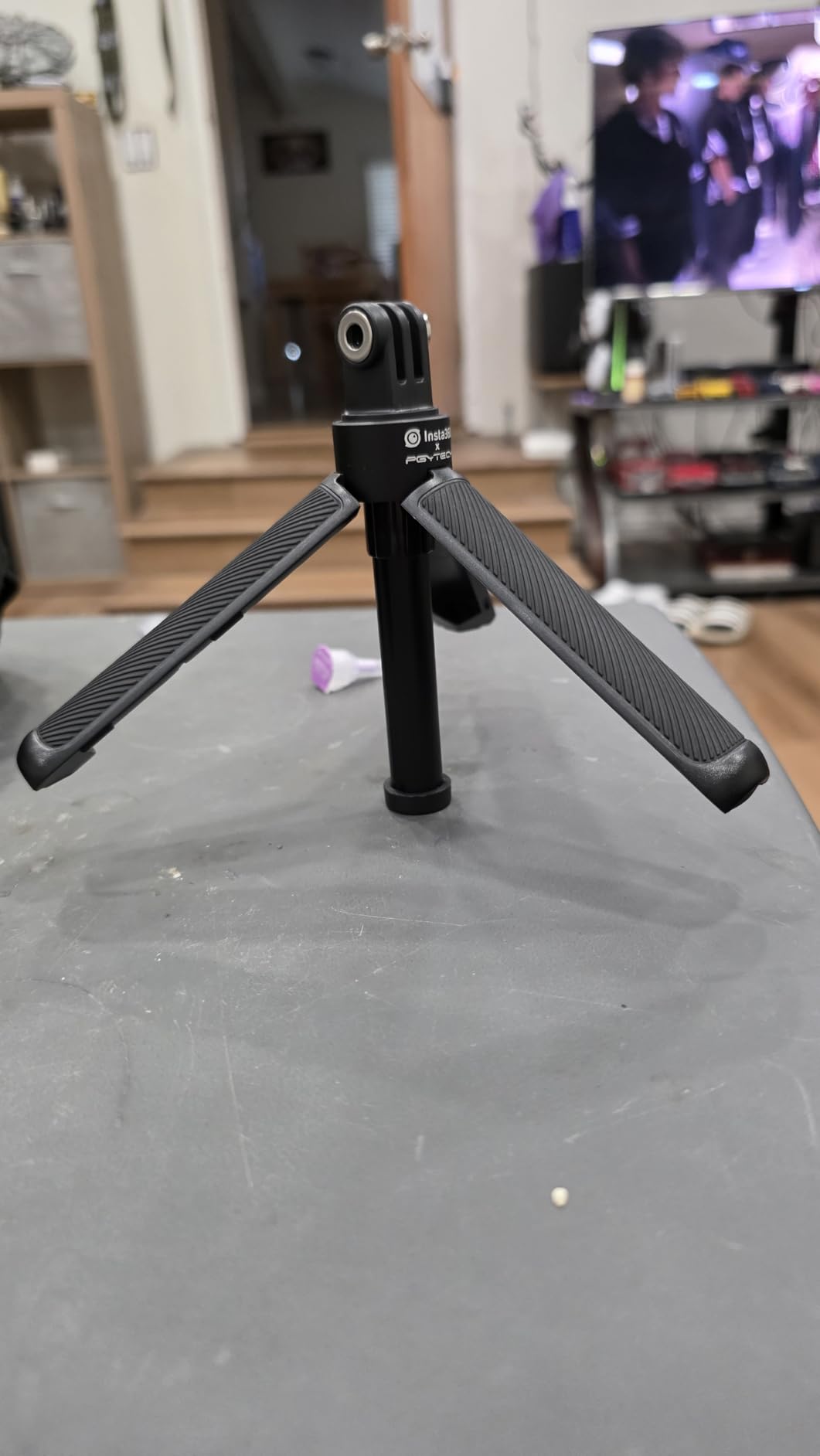 Insta360 Mini 2-in-1 Tripod, Lightweight Selfie Stick and Tripod, Compatible with Insta360 Ace/GO/Link/X Series, Black customer photo 2