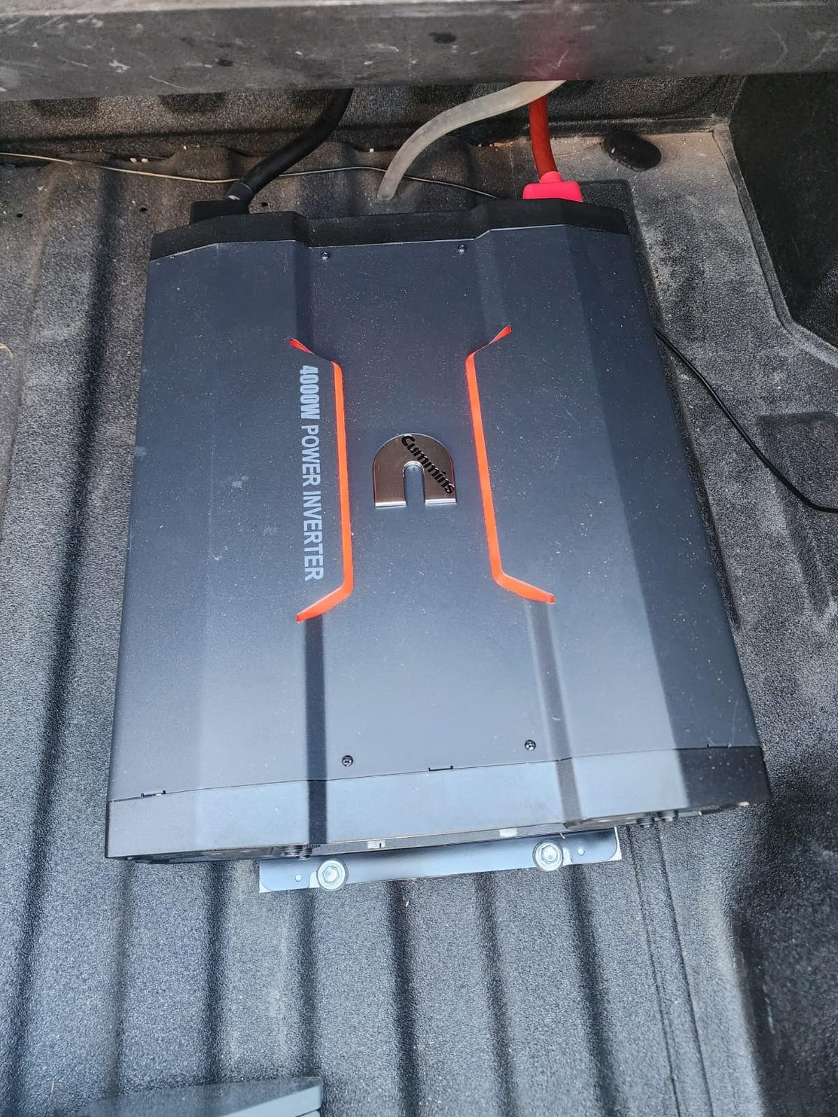 Cummins 4000 Watts Inverter Modified Sine Wave Truck Inverter 12 Volts to 110 Volts Four AC Outlets Two USB Ports (Plus Cable Kit)- CMN4000W - Inverters for Vehicles, Van Life, Camping customer photo 1
