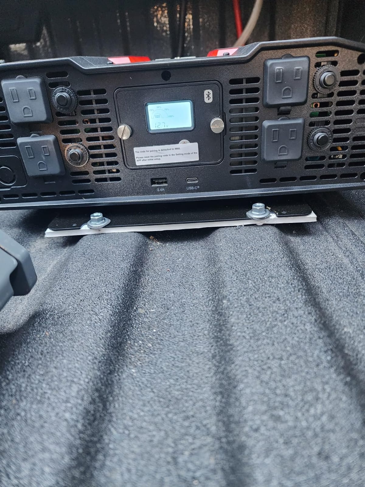 Cummins 4000 Watts Inverter Modified Sine Wave Truck Inverter 12 Volts to 110 Volts Four AC Outlets Two USB Ports (Plus Cable Kit)- CMN4000W - Inverters for Vehicles, Van Life, Camping customer photo 2