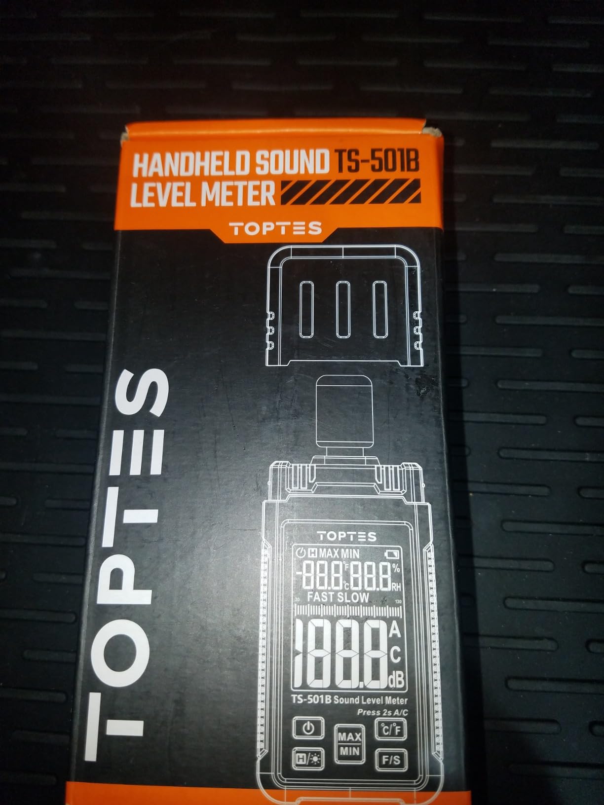 Decibel Meter, TopTes TS-501B Sound Level Meter with 2.25