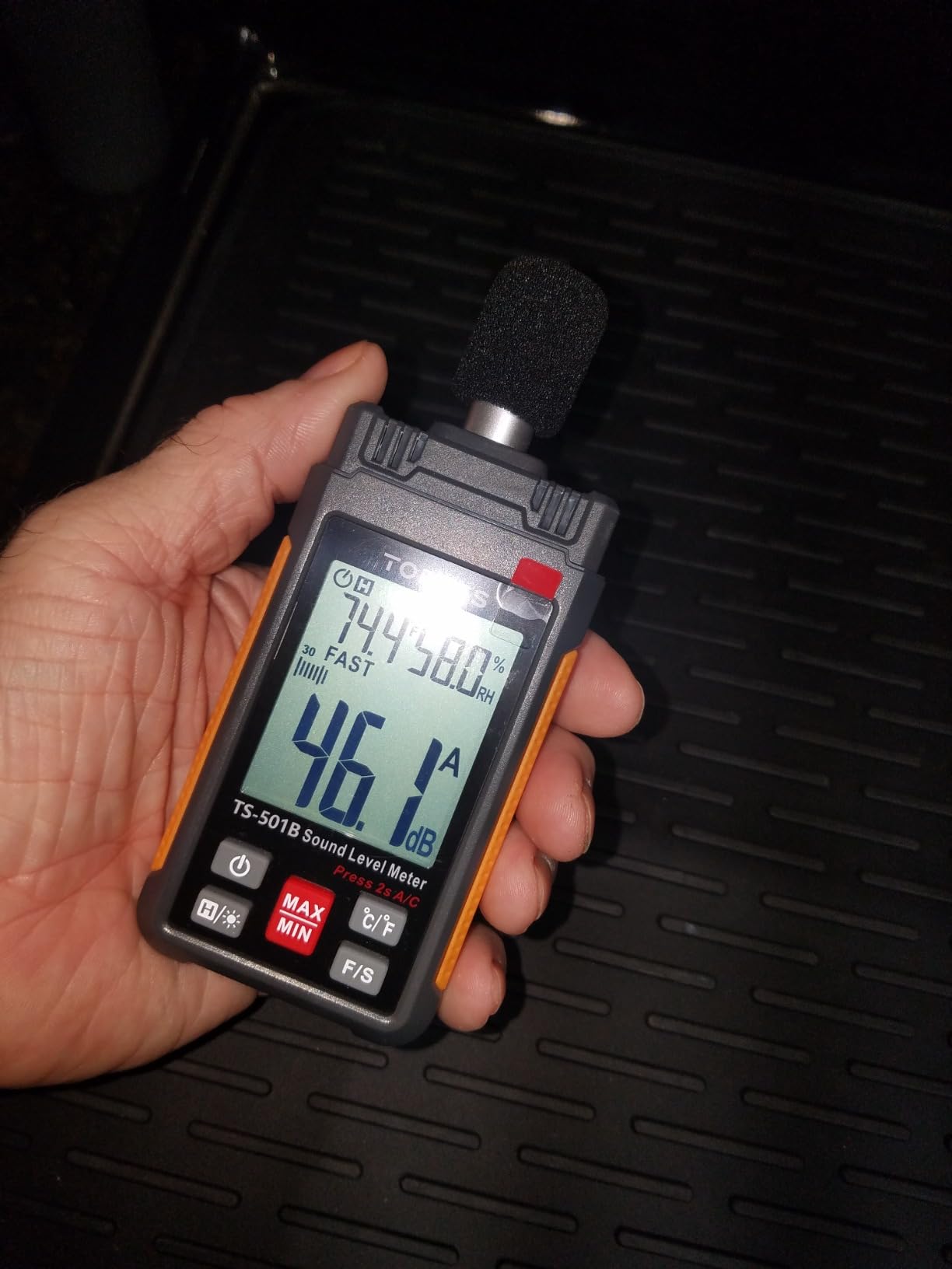 Decibel Meter, TopTes TS-501B Sound Level Meter with 2.25