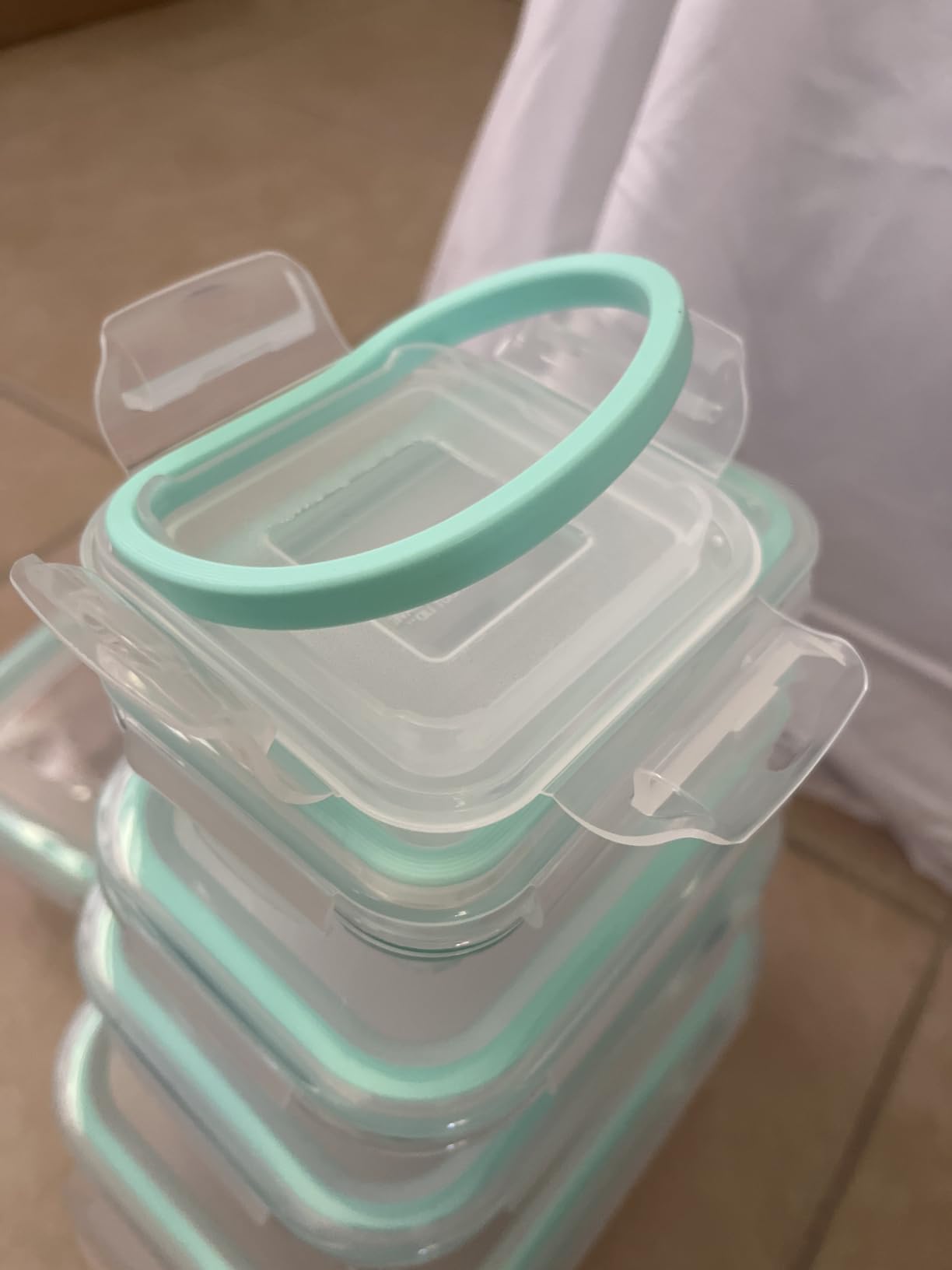 Vtopmart 8 Pack Glass Food Storage Containers with Airtight Lids | Meal Prep Lunch Containers, Leakproof, Leftover Storage, Take-out, Microwave, Oven, Freezer and Dishwasher Safe, BPA Free customer photo 1
