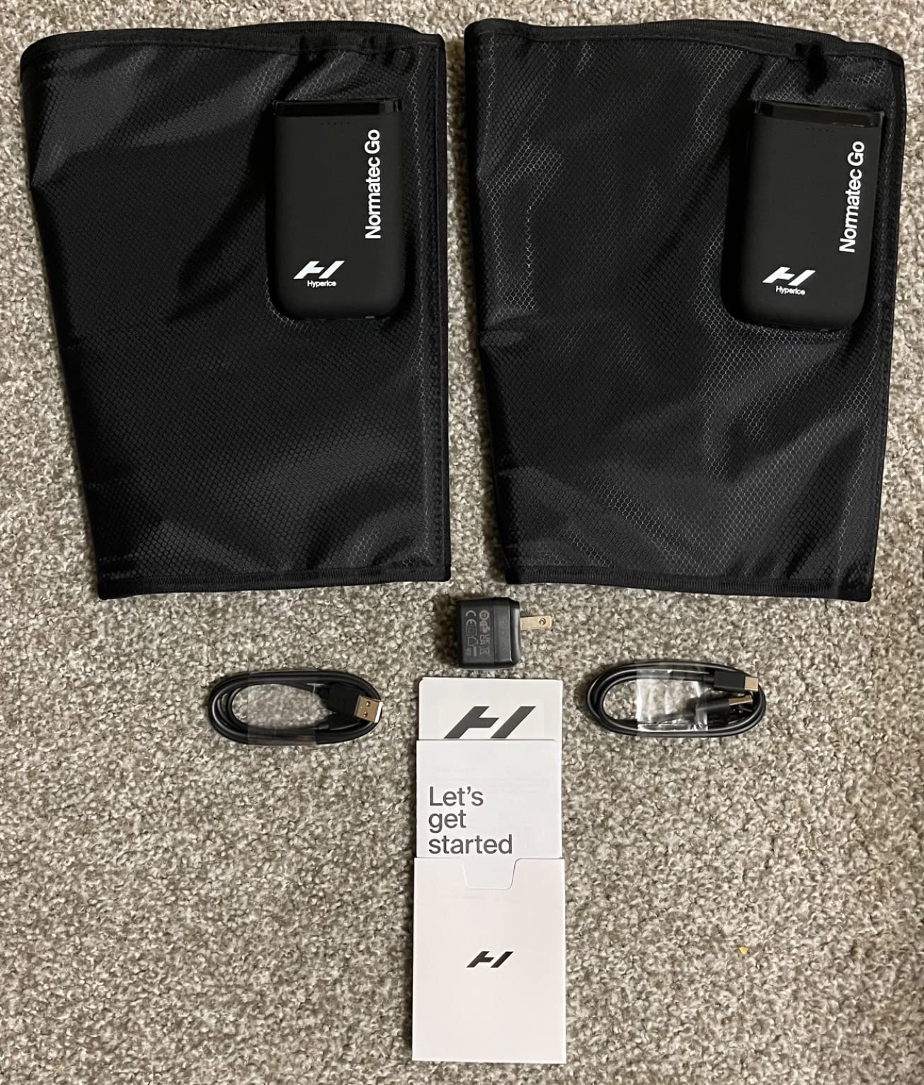 Hyperice Normatec Go Wireless Mobile Dynamic Air Compression Calf Muscles | Portable | Increase Circulation | Reduce Pain | Tension in Legs | Bluetooth Enabled | 7 Levels Customizable Pressure customer photo 1