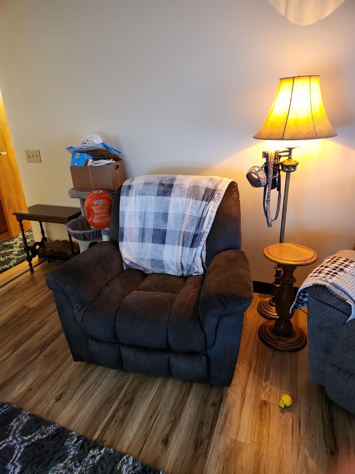 ANJ Rocking Recliner Chair Oversized Swivel Rocker Recliners, Comfy Glider Rocking Chairs for Big Man, Extra Wide Recliners Overstuffed Reclining Chair for Living Room, Grey customer photo 1