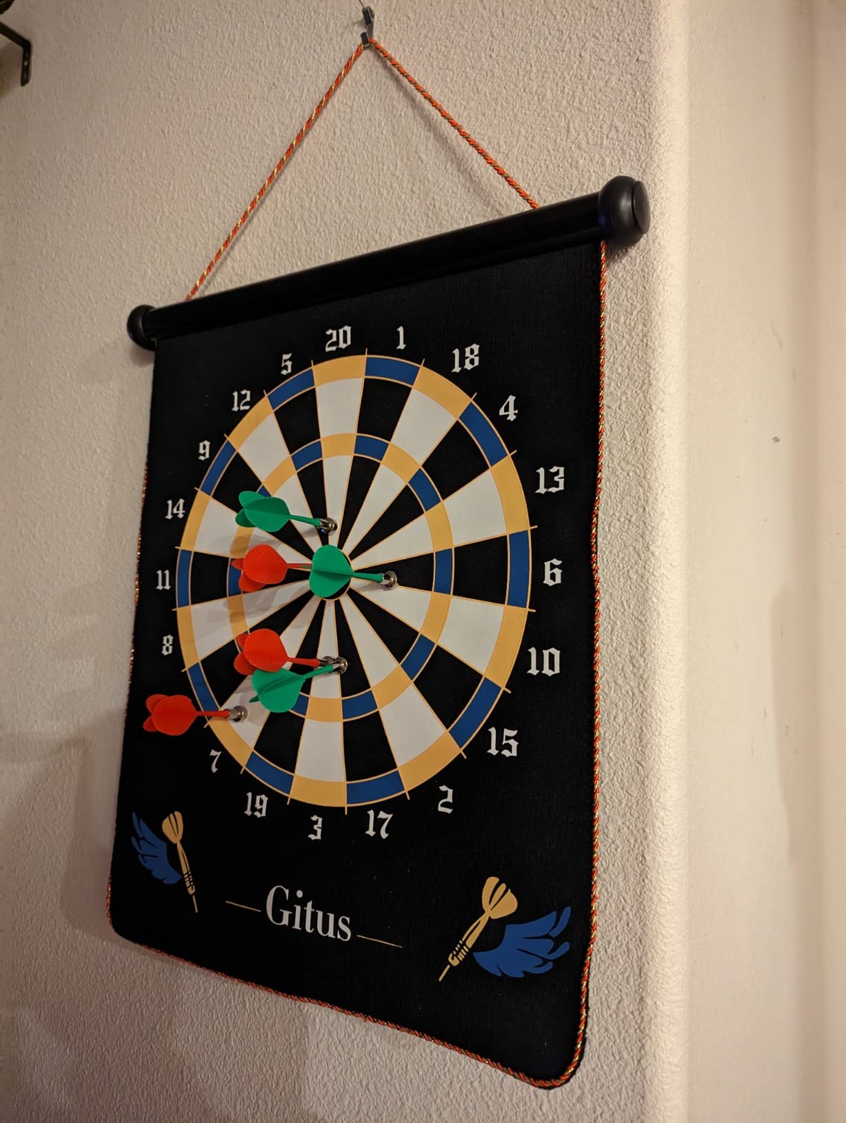 Gitus Magnetic Dart Board Indoor Outdoor Games for Kids with 12 Darts, Gifts for Teenage Boys Teen Boy Gift Ideas Gifts for Boys 8 9 10 11 12 13 14 Years Old Game Room Decor customer photo 2