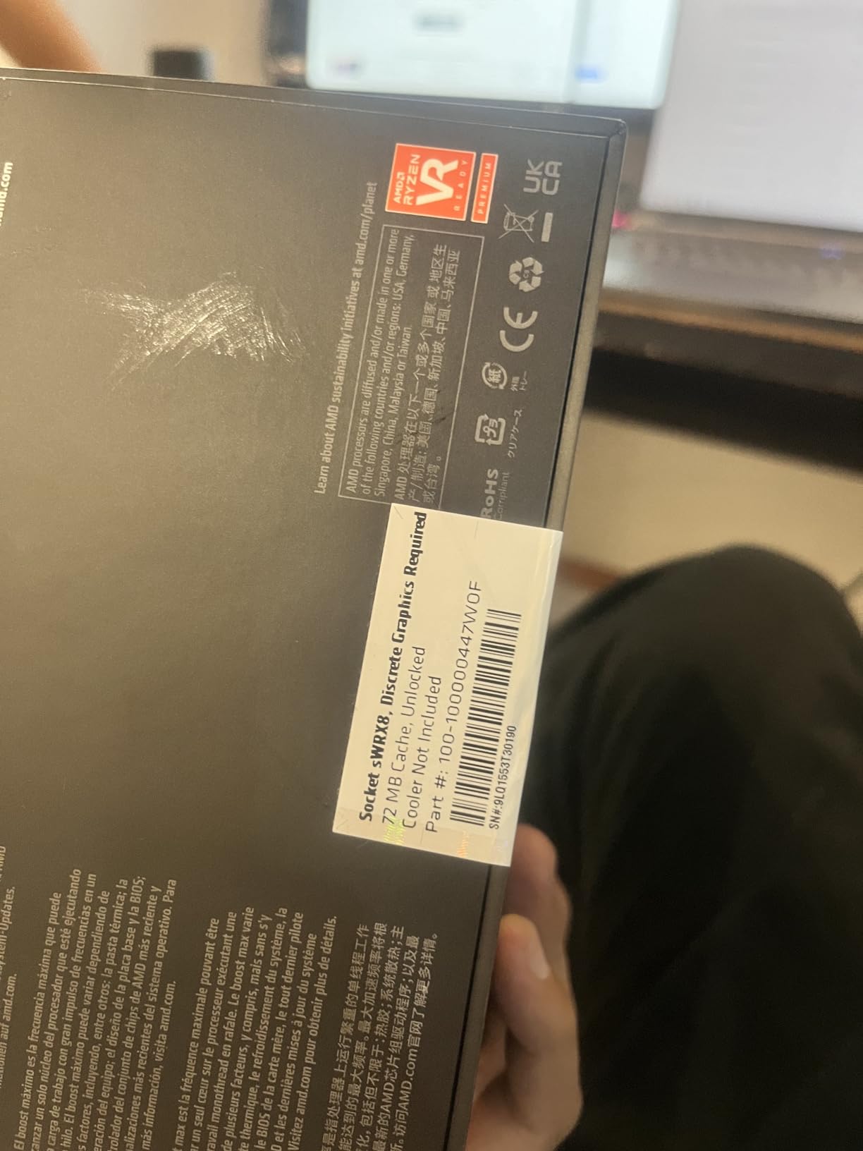 AMD Ryzen Threadripper PRO 5955WX, 16-core, 32-Thread Desktop Processor customer photo 2