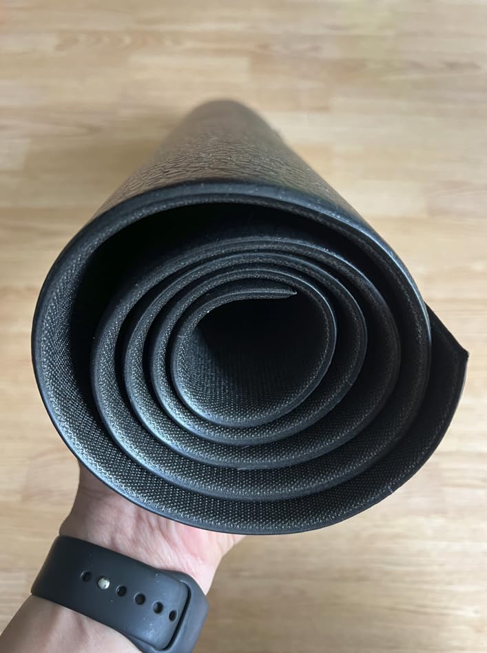 Cycleclub Bike Mat Compatible with Peloton Bike, Elliptical, Treadmill Mat, 6mm Thick, Under Exercise Bike Trainer Pad for Indoor Stationary Spin Bike Gym Equipment Hardwood Floor Carpet Protector customer photo 2