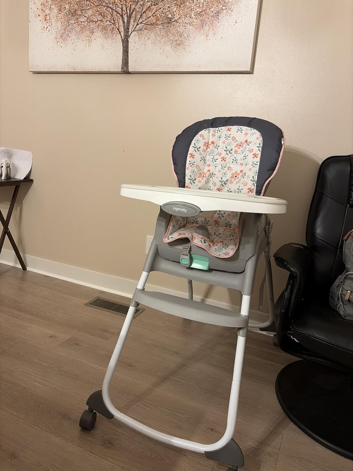 Ingenuity Full Course 6-in-1 High Chair - Baby to 5 Years Old, 6 Convertible Modes, 2 Dishwasher Safe Trays - Astro customer photo 1