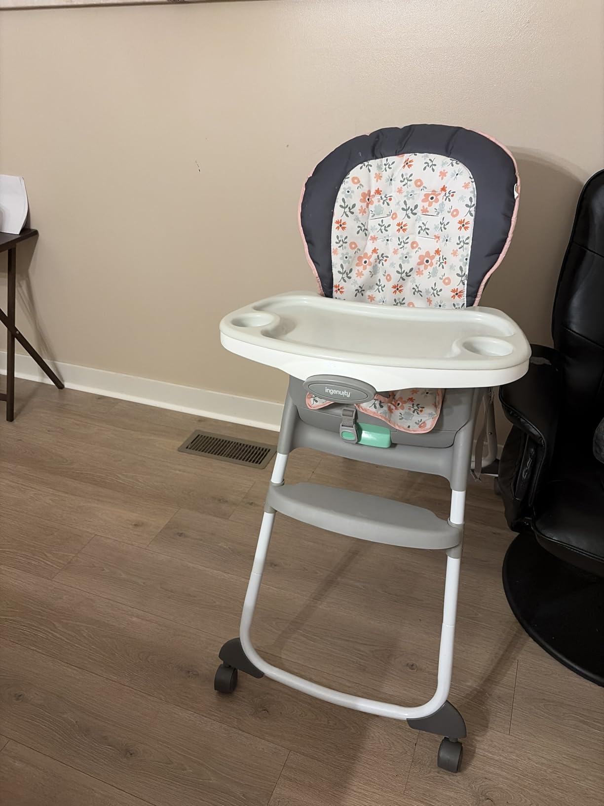 Ingenuity Full Course 6-in-1 High Chair - Baby to 5 Years Old, 6 Convertible Modes, 2 Dishwasher Safe Trays - Astro customer photo 2