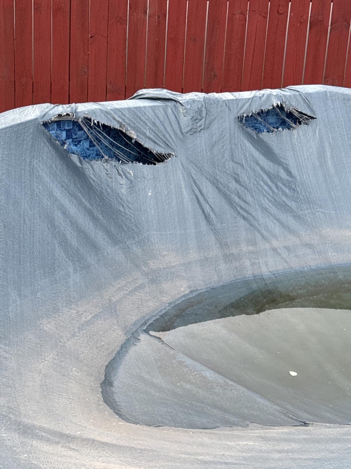 Winter Block 21' ft. Premium Round Pool Winter Cover for Above Ground Pools - 10-Year Warranty, Cold and UV Resistant, Weatherproof and Durable, Winch & Cable Included customer photo 2