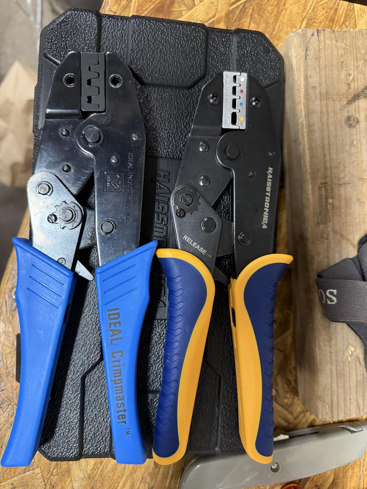 haisstronica 6PCS Crimping Tool Set, Interchangeable Terminal Dies | AWG-Marked Cavities, Interchangeable Dies, Adjustable Pressure, Blow-Molded Storage, Home and Workshop Wiring customer photo 1
