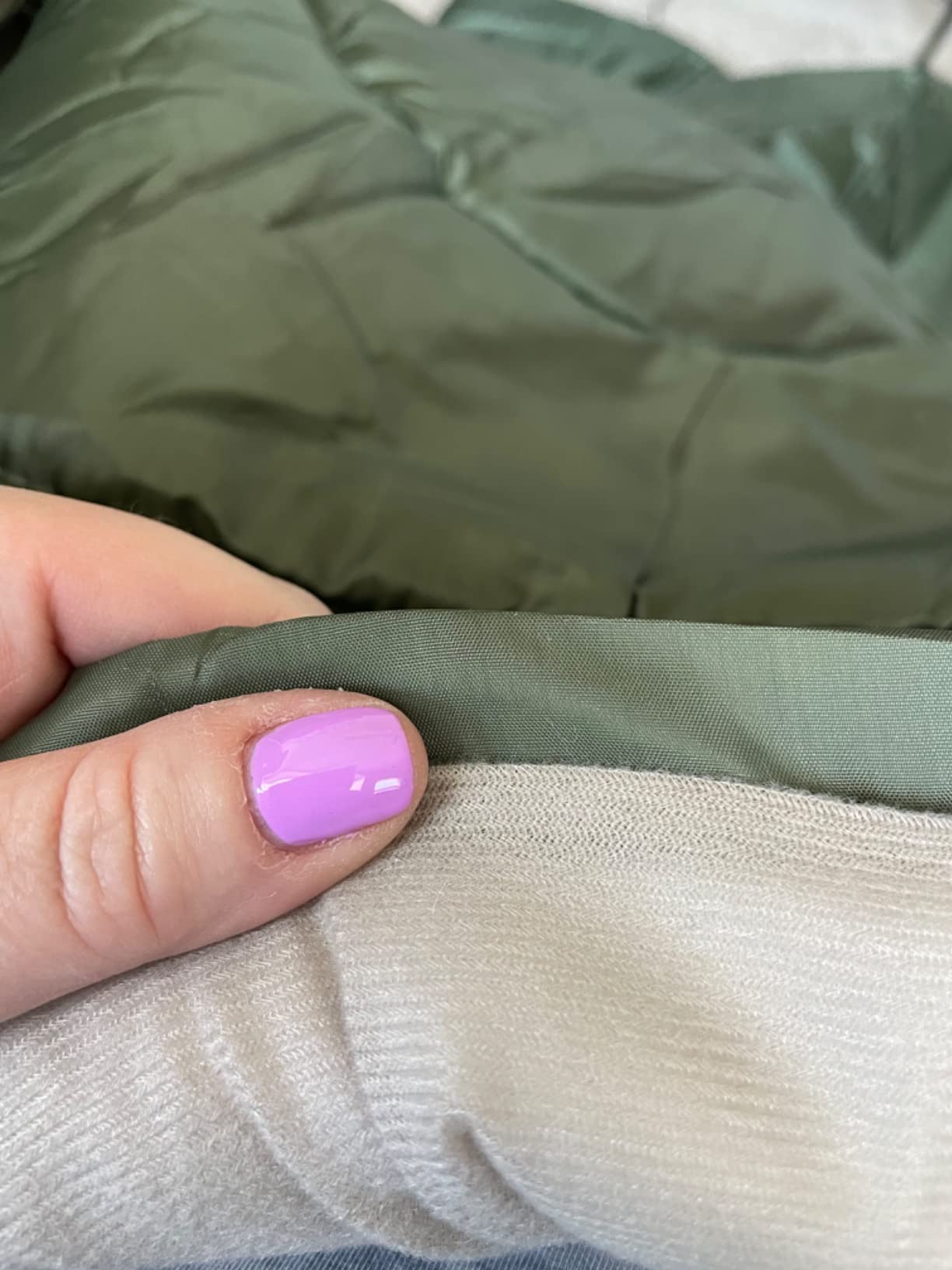 Amazon Basics Double Sleeping Bag for Adults, 40°F Cold Weather Two-Person Camping Bag, Queen Size 87