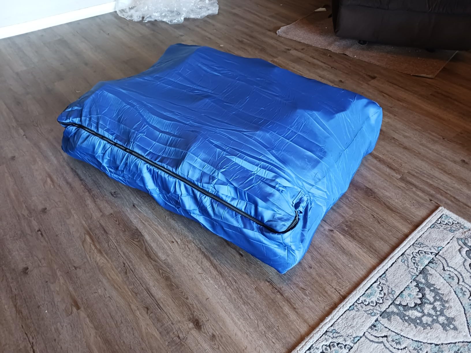 Foamma Crash Pad - (36'' X 36'') (3 Ft X 3 Ft) - Sensory Crash Pad with Foam Blocks for Autistic Kids, Soft Fabric & Washable Cover - Ideal for Kids and Adults to Jump, Play, or Relax customer photo 1