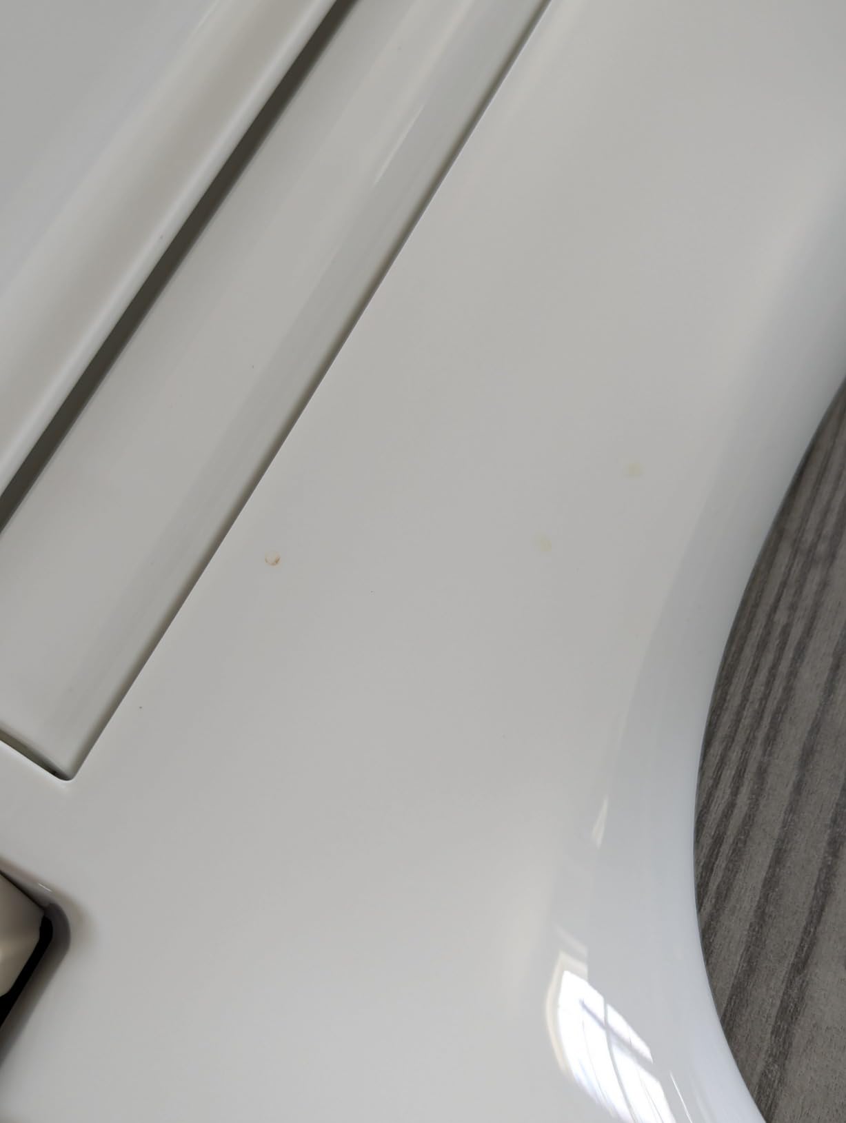KOHLER 24764-RL-0 Rutledge Nightlight ReadyLatch Slow Close Toilet Seat, Elongated, Quiet-Close Lid and Seat, Grip-Tight Bumpers, White customer photo 2