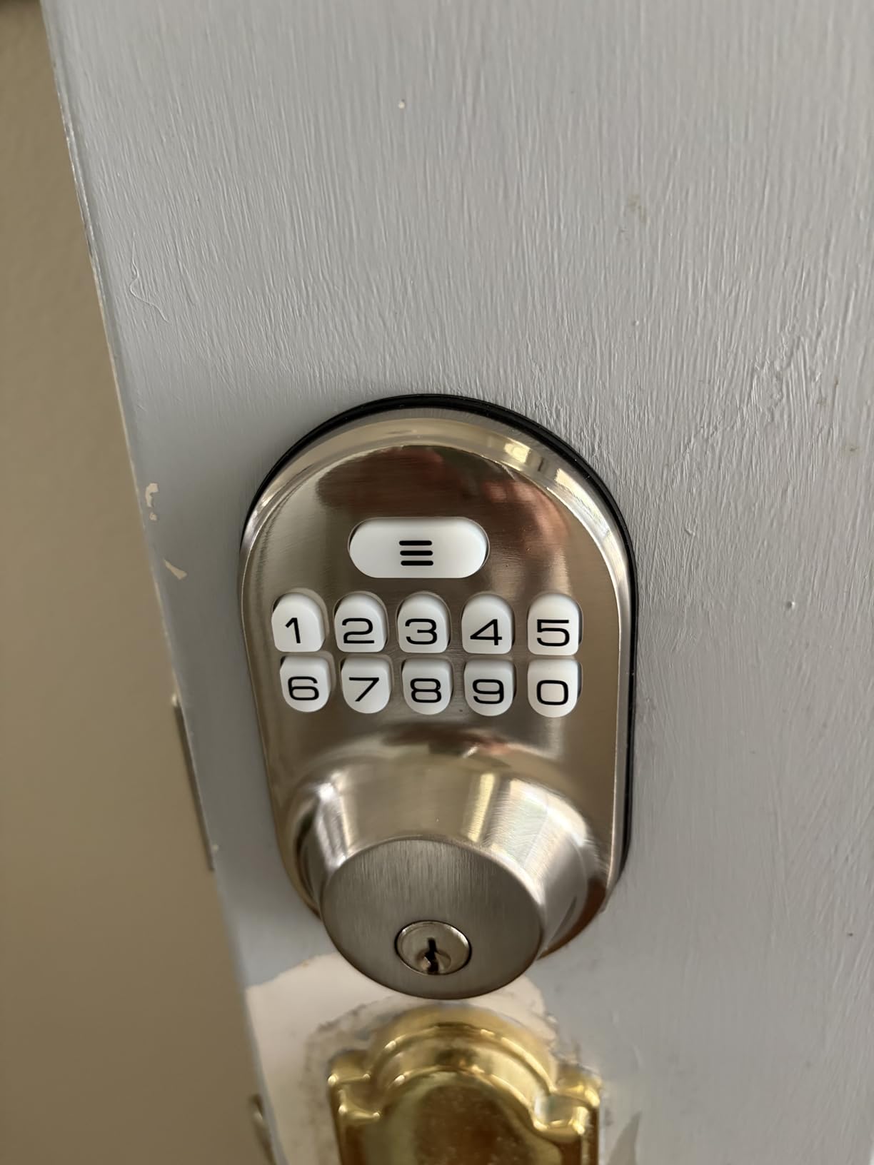 Veise RZ-A Electronic Keypad Deadbolt Door Lock, Matte Black | Keyless Entry for Front Door, 20 Codes, Auto Lock, One-time Codes, 365 Days Battery Life, BHMA Certified, IP54 Waterproof customer photo 1