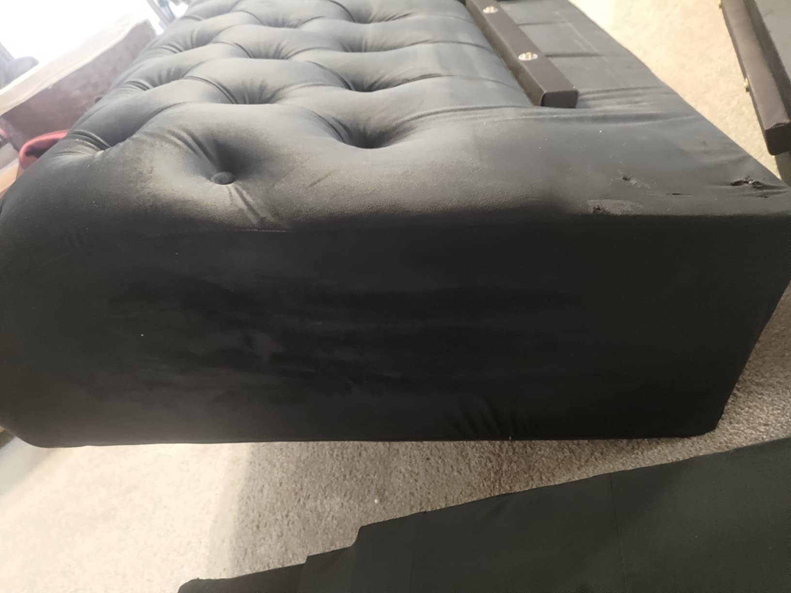 LEVNARY Mid-Century Modern Leather Couch, 80