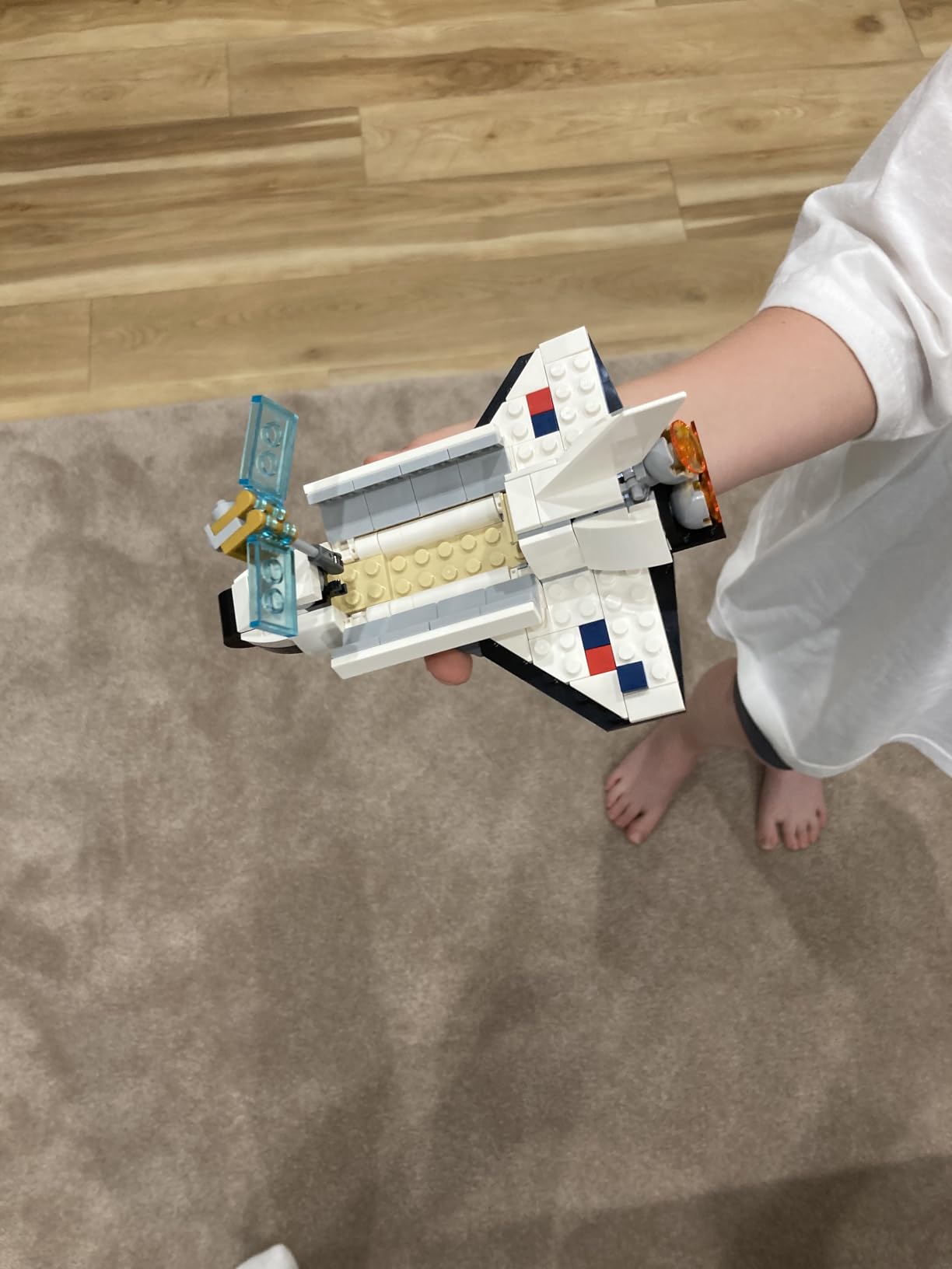 Creator 3 in 1 Space Shuttle Toys - Space Toys Building Set for Boys & Girls, Ages 6+ - Option to Build 2 Spaceships or Astronaut - Educational Gift for Kids Birthday & Holidays - 31134 customer photo 1