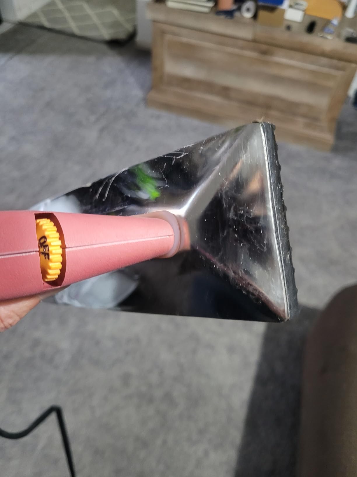 Carpet Seaming Iron 10 Inch 800W, 4 Heat Settings, Heat Shield - ZY305 customer photo 2