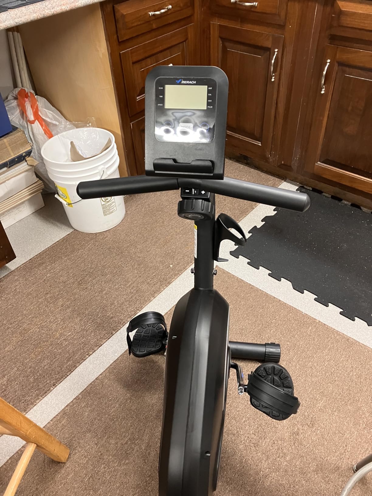 MERACH Recumbent Exercise Bikes for Home with Smart Bluetooth Equipment App | LCD, Heart Rate Handle Stationary Bikes for Home, Magnetic Recumbent Exercise Bike for Seniors Gym S08/S23 customer photo 2