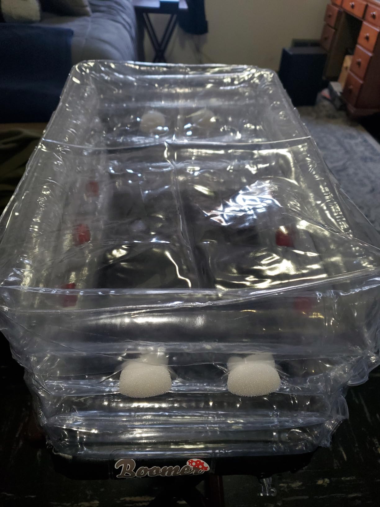Boomer Shroomer Inflatable Monotub Kit, Mushroom Growing Kit Includes a Drain Port, Plugs & Filters, Removeable Liner [Patent No: US 11,871,706 B2] customer photo 1