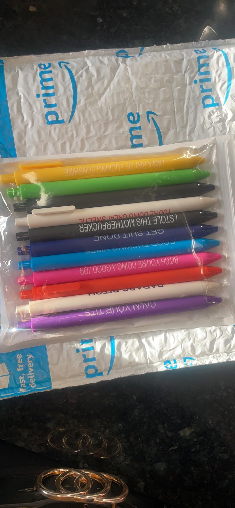 Cityhermit 11Pcs Funny Adult Ballpoint Pen Set, Premium Days of The Week Swear Cuss Word Pens for Office Gifts, Novelty Pens for Coworkers customer photo 2