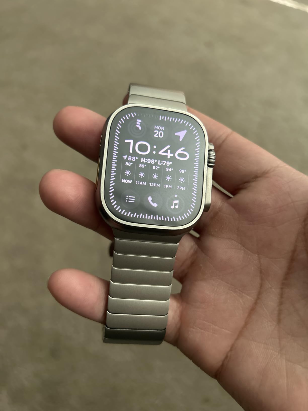 Metal Link Bracelet Band for Apple Watch Ultra 3 2 1, Series 3-11 - Premium Metal, Durable, Skin-Friendly, Built to Last customer photo 1