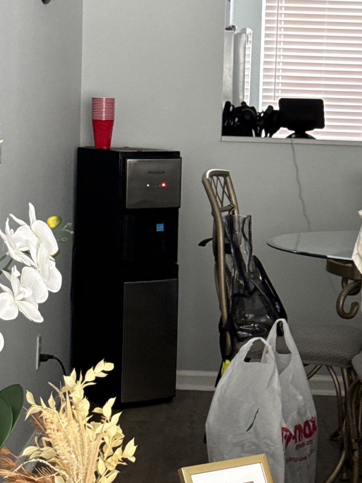 Frigidaire, 5 Gallon Bottom Loading Hot and Cold Water Dispenser, Stainless Steel customer photo 2