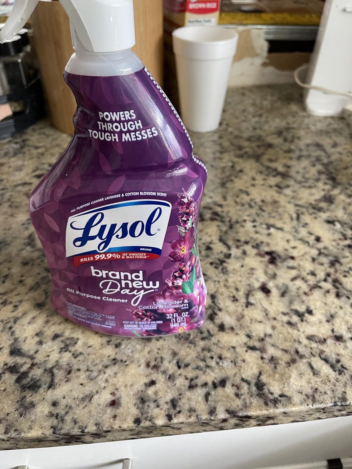 Lysol All Purpose Cleaner Spray, Disinfectant, Lemon, 32oz, 2 Pack | Multipurpose Cleaner, Sanitizer & Disinfectant Spray, Degreaser, Multi-Surface Kitchen & Bathroom Cleaner customer photo 1