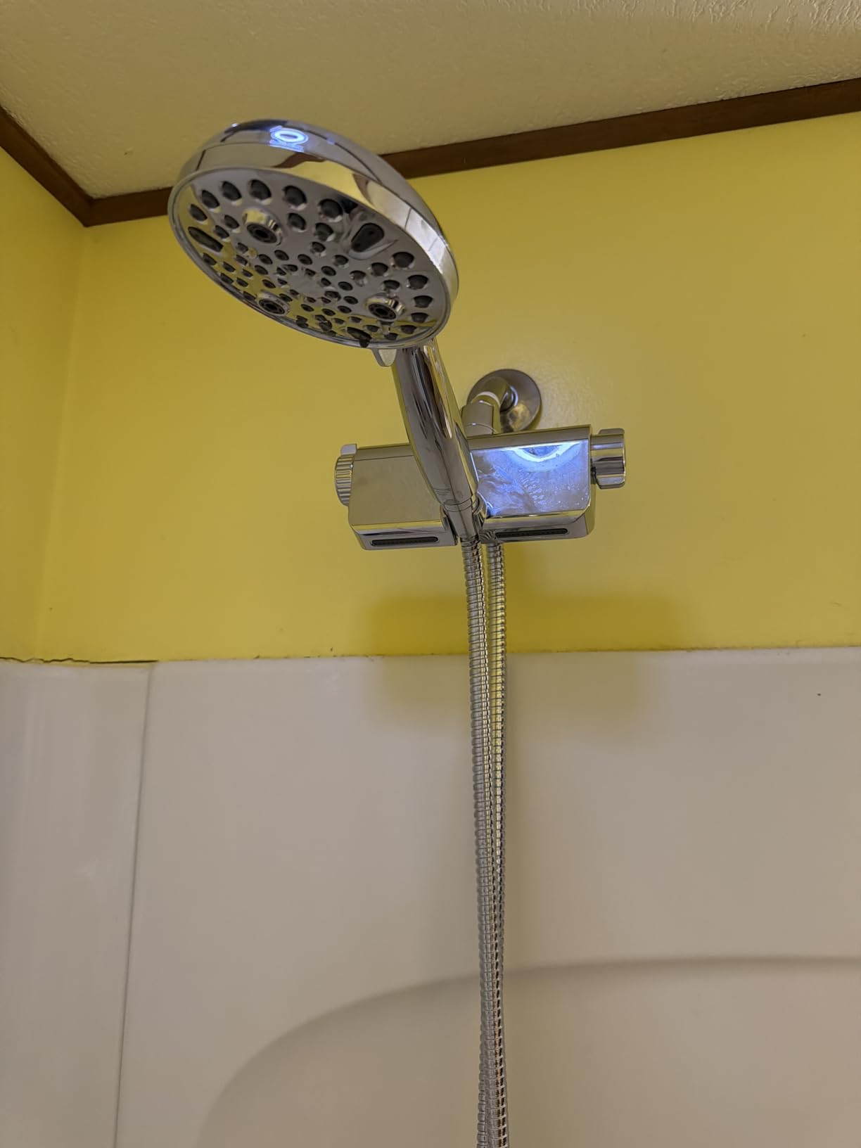 MakeFit Filtered Shower Head with Handheld Combo - Dual 2-in-1 Spa System with Massage Shower and 10 Modes Hand Held Shower, High Pressure with Built in Power Wash Mode customer photo 1