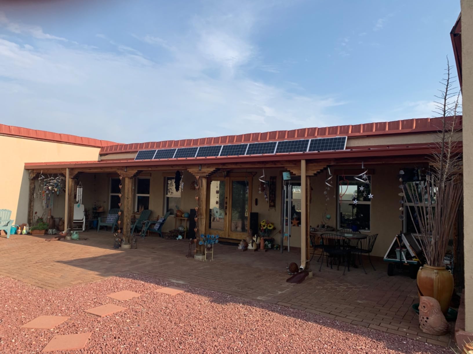 ECO-WORTHY 400 Watt 12 Volt Premium Solar Panel Kit: 4pcs 100W Solar Panel+ 40A MPPT Charge Controller+ Bluetooth Module+ Mounting Z Brackets, 400W 12V Solar Power Off Grid System for Home, RV, Boat. customer photo 1