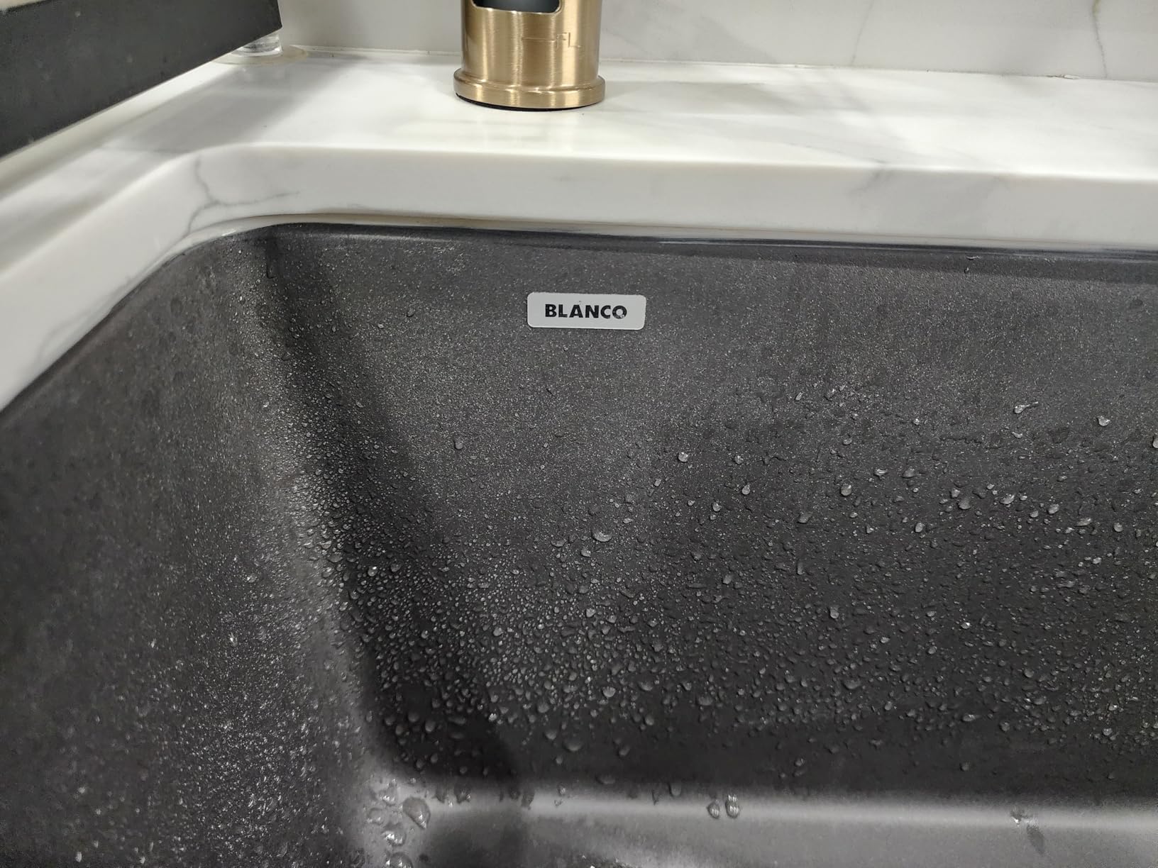 BLANCO 443071 Diamond Silgranit Super Single Undermount Kitchen Sink, 33.5