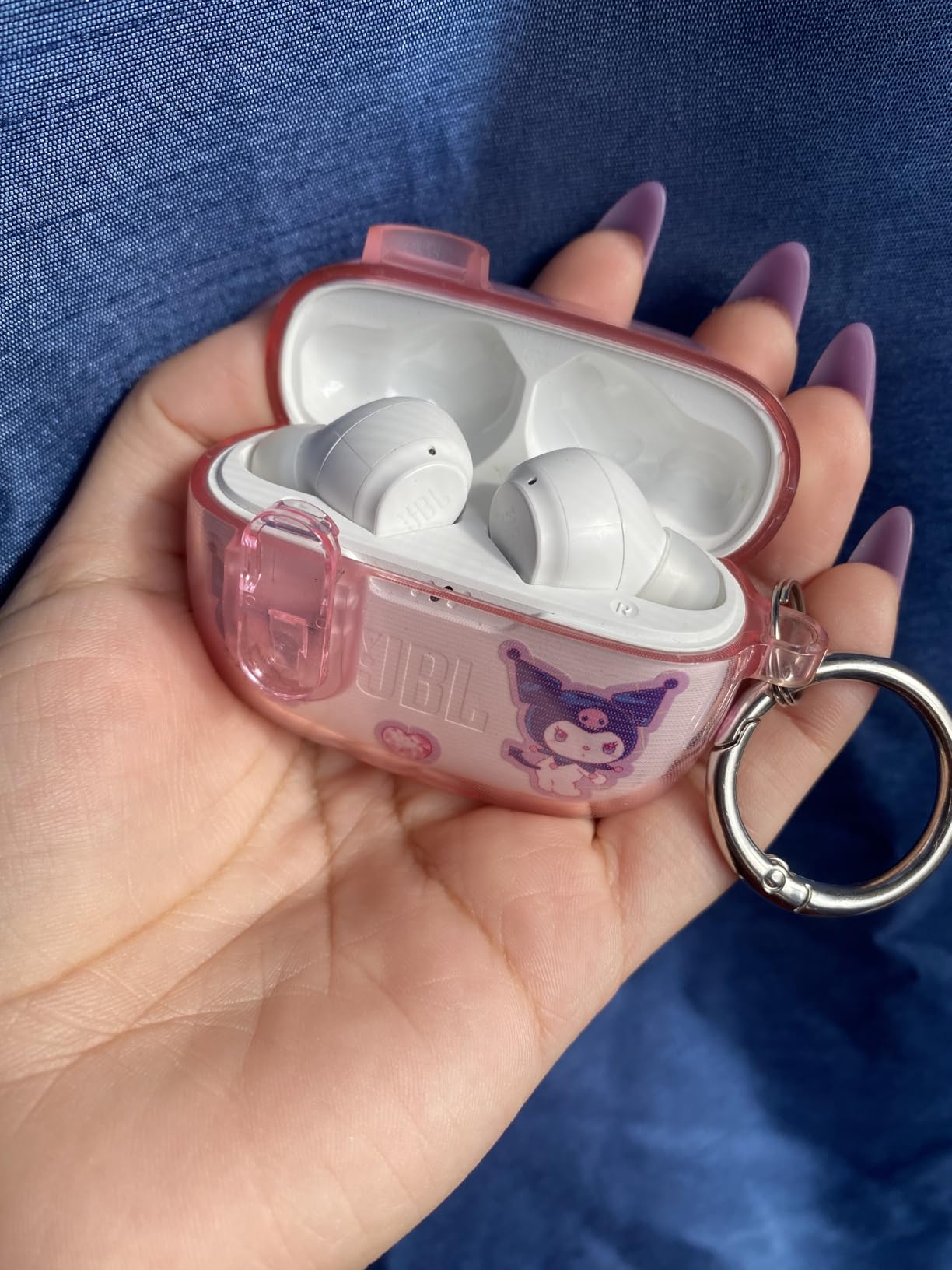 JBL Vibe Beam - True Wireless Earbuds - White | JBL Deep Bass Sound, Comfortable fit, Up to 32 8h 24h total hours of battery life with speed charging customer photo 1
