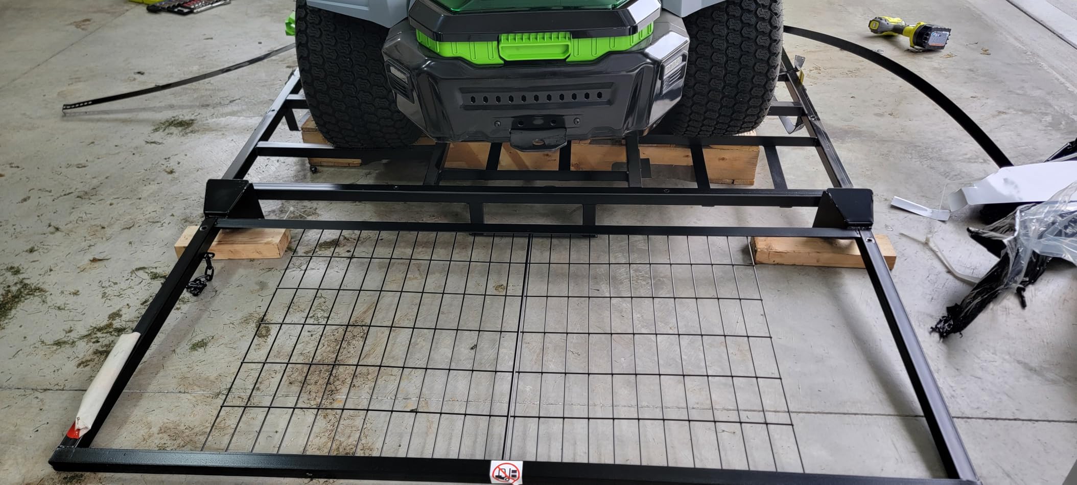 EGO Power+ Electric Riding Lawn Mower, 52 Inch Deck with Zero Turn Radius, Includes (6) 56V 12.0Ah Batteries and Charger - ZT5207L customer photo 1