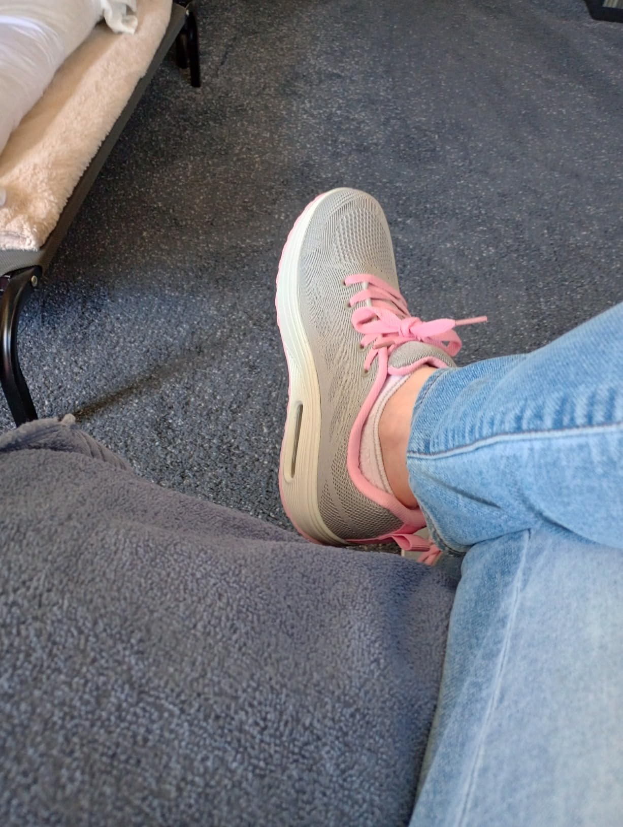 RUIDENG Platform Sneakers for Women Air Cushion | Walking Shoes Women Comfortable All Day | Thick Rocker Bottom customer photo 2