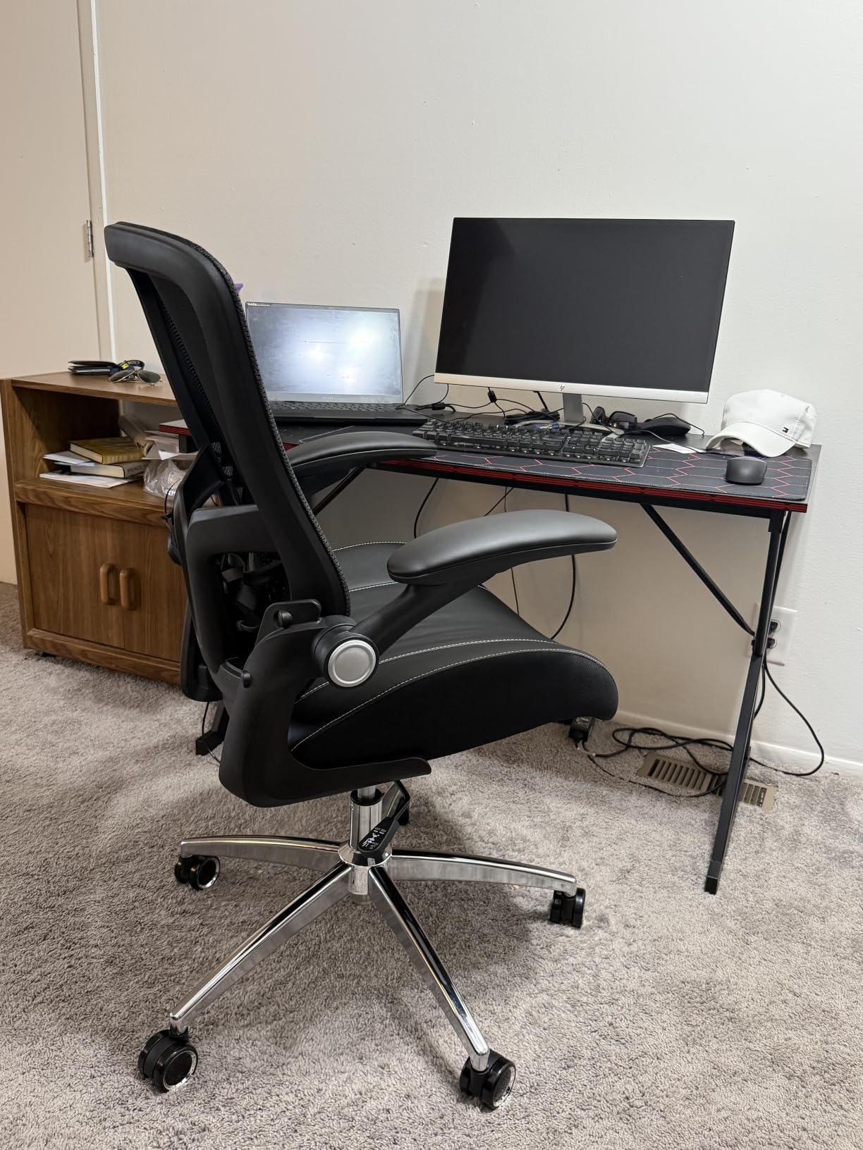 Office Chair Ergonomic Desk Chair-400lbs Big and Tall Heavy Duty, Wide & Soft 3D Modeling Foam Cushion Home Office Desk Chair with Adjustable Seat Height, Executive Computer Task Chair customer photo 2