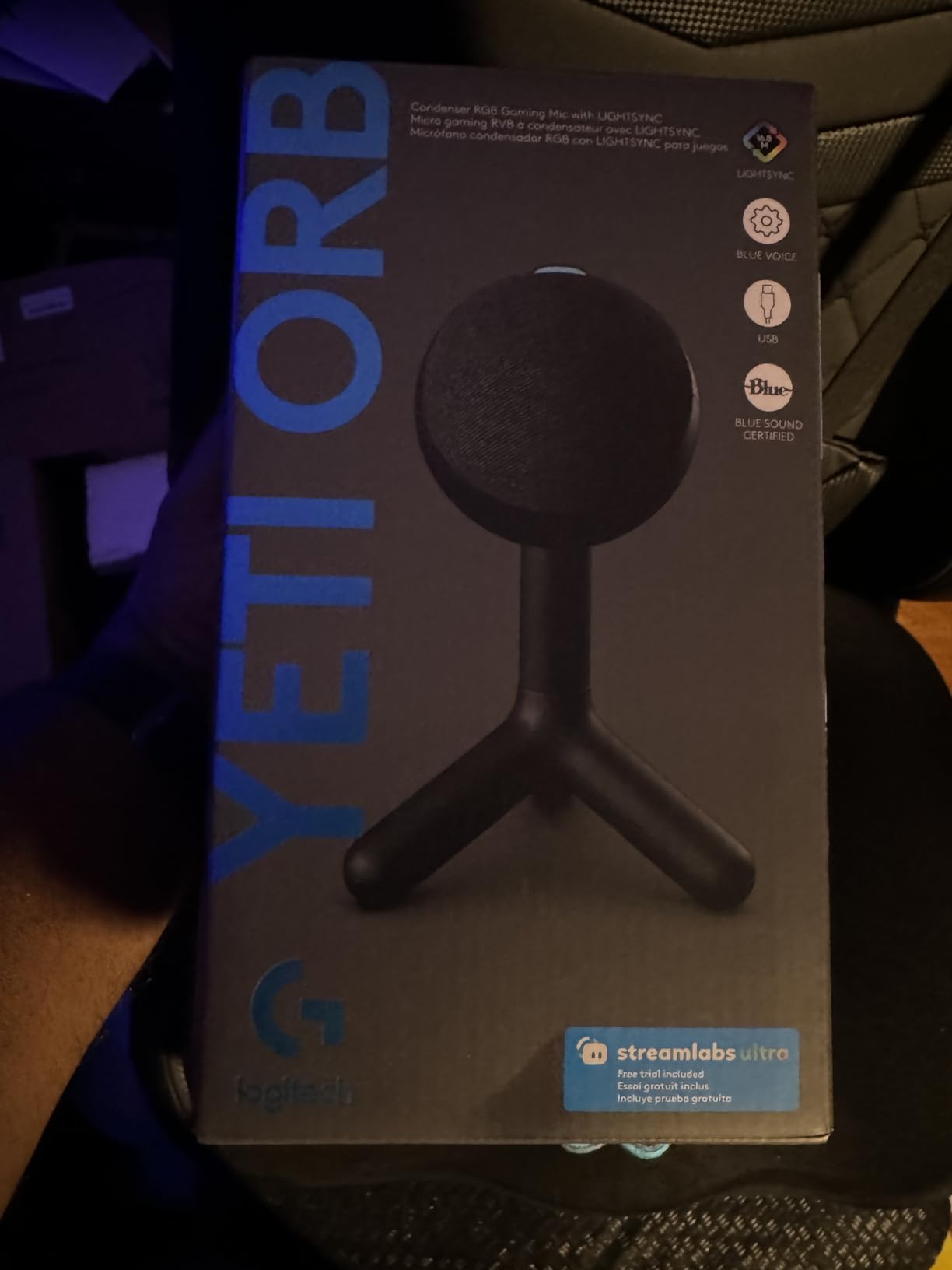 Logitech G Yeti Orb Condenser RGB USB Gaming Microphone - LIGHTSYNC, Cardioid customer photo 2