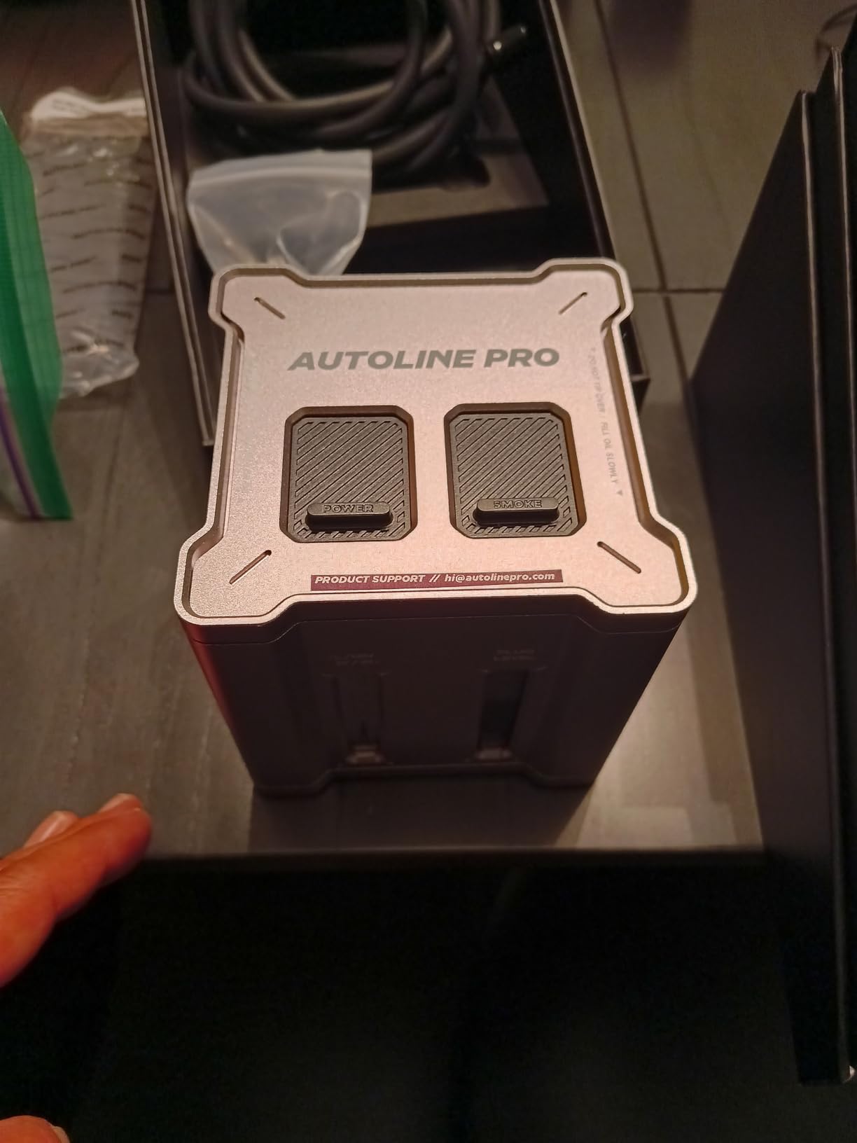 AutoLine Pro Automotive Ventus Smoke Machine Leak Tester EVAP Vacuum - World's #1 Self-Powered Li-Ion Battery Unit - OEM Odorless Fluid Lasts 500 Tests - Built-in Air Compressor - Cone Cap Plugs customer photo 1