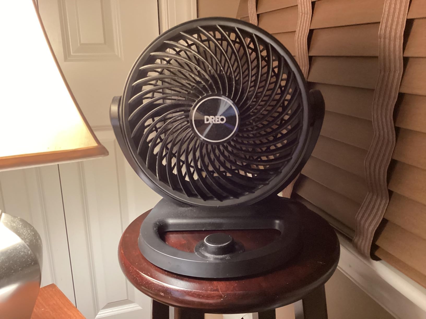 DREO Fan for Bedroom, 12 Inches, 70ft Powerful Airflow, 25db Quiet Table Air Circulator Fans for Whole Room, 120° Adjustable Tilt, 3 Speeds, Desktop Fan for Home, Office, Kitchen customer photo 2