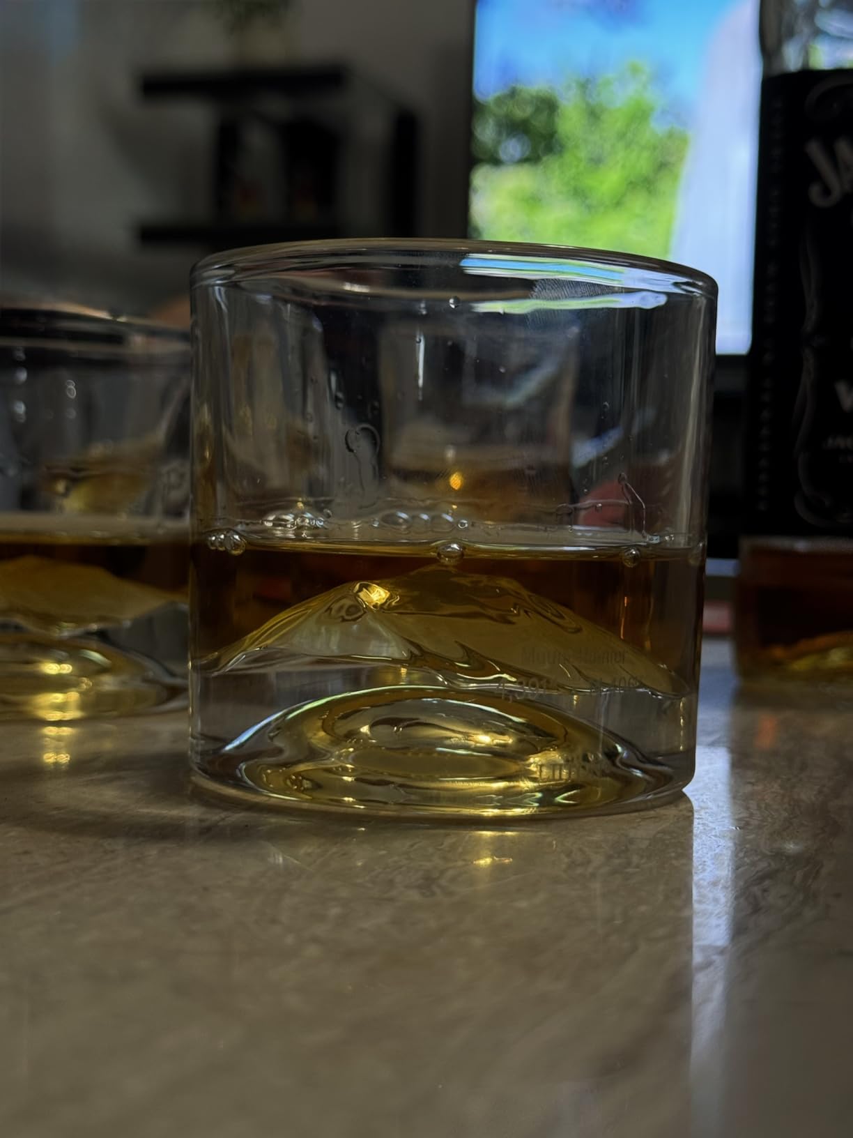 LIITON Grand Canyon Old Fashioned Whiskey Glasses, Set of 2, Mens Gift | Freezable Heavy Drinking Bar Glasses for Bourbon, Cocktails, Scotch, Liquor - Birthday and Retirement Gifts for Men, Him, Dad customer photo 2