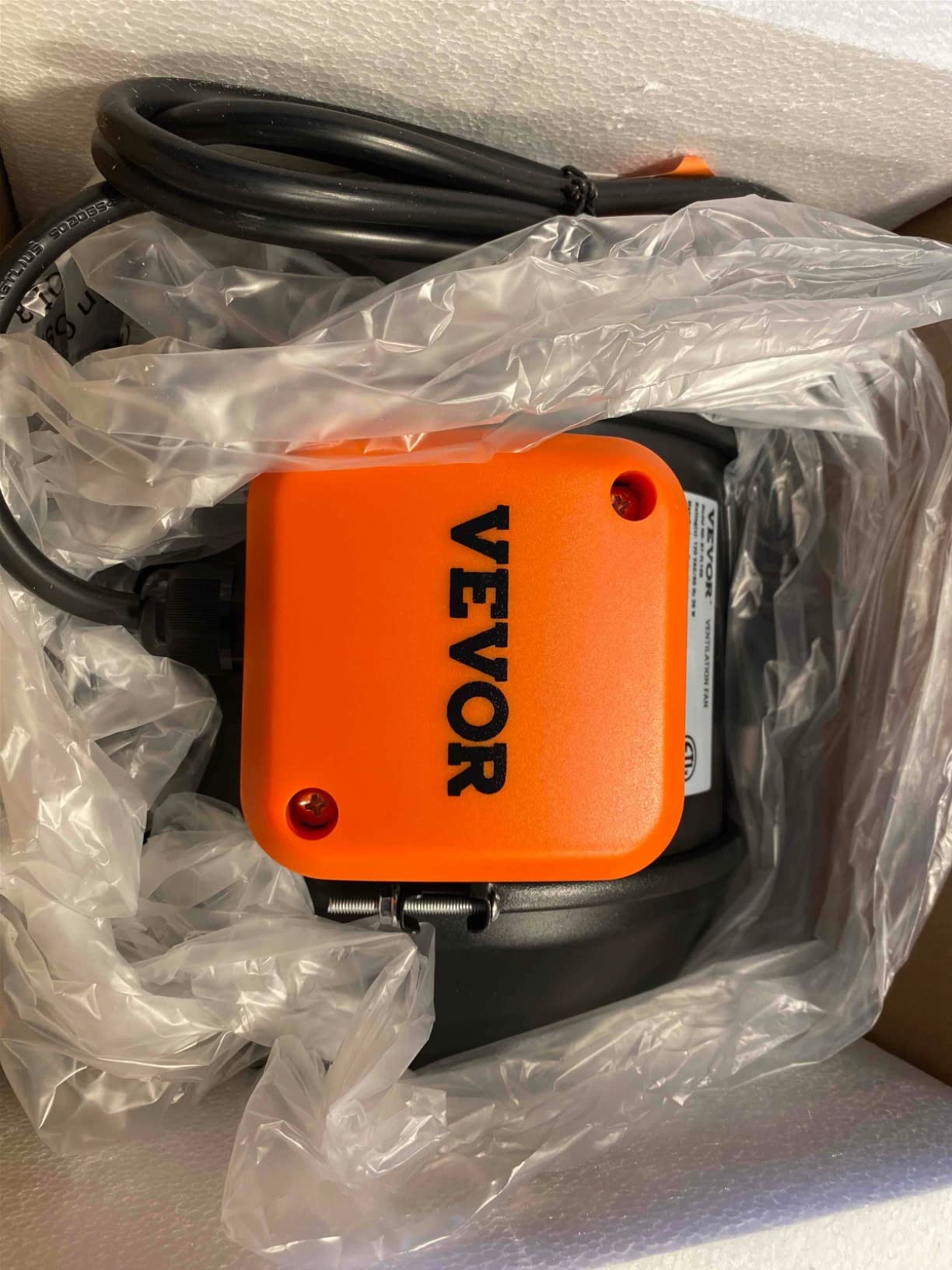 VEVOR Inline Duct Fan, 8-Inch 807 CFM with Temperature Humidity Controller, Quiet EC-Motor customer photo 2