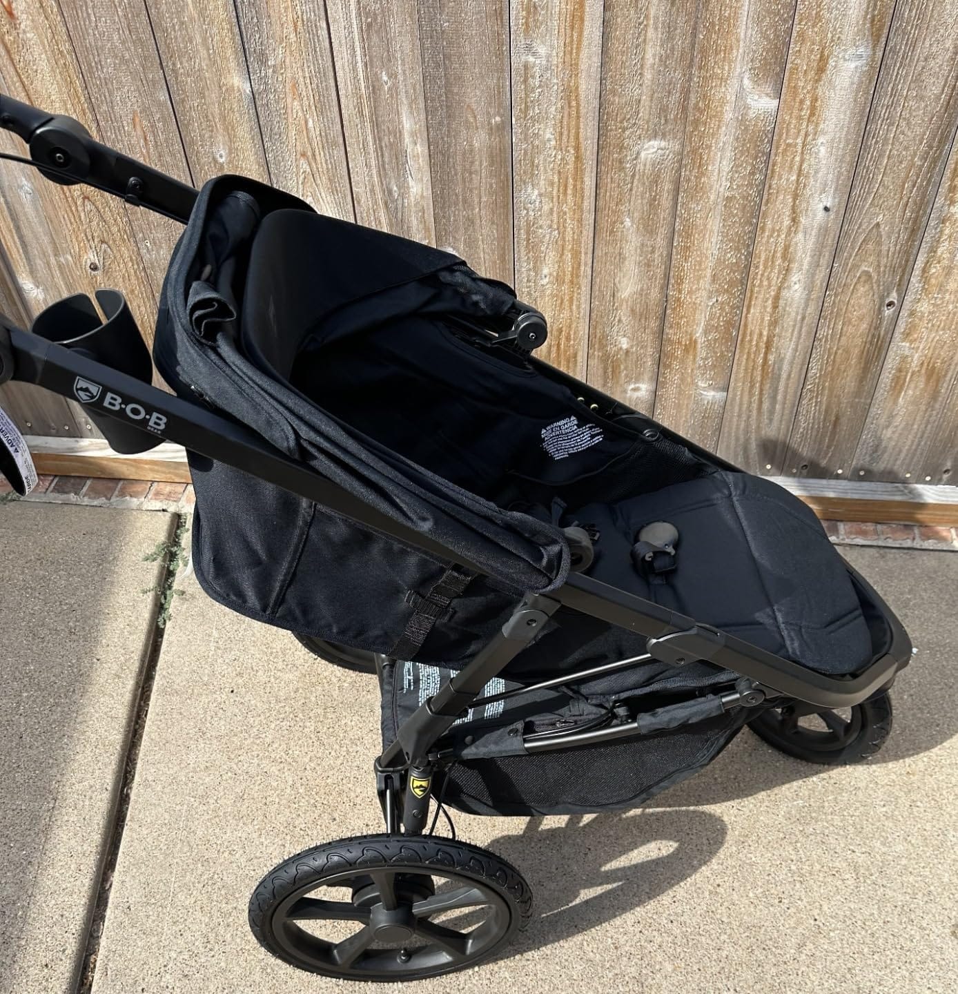 BOB Gear Wayfinder Jogging Stroller - Nightfall | Sleek, Slim Jogger Stroller; Running Stroller With Independent Dual Suspension & Air-Filled Tires; Infant Car Seat Compatible customer photo 1