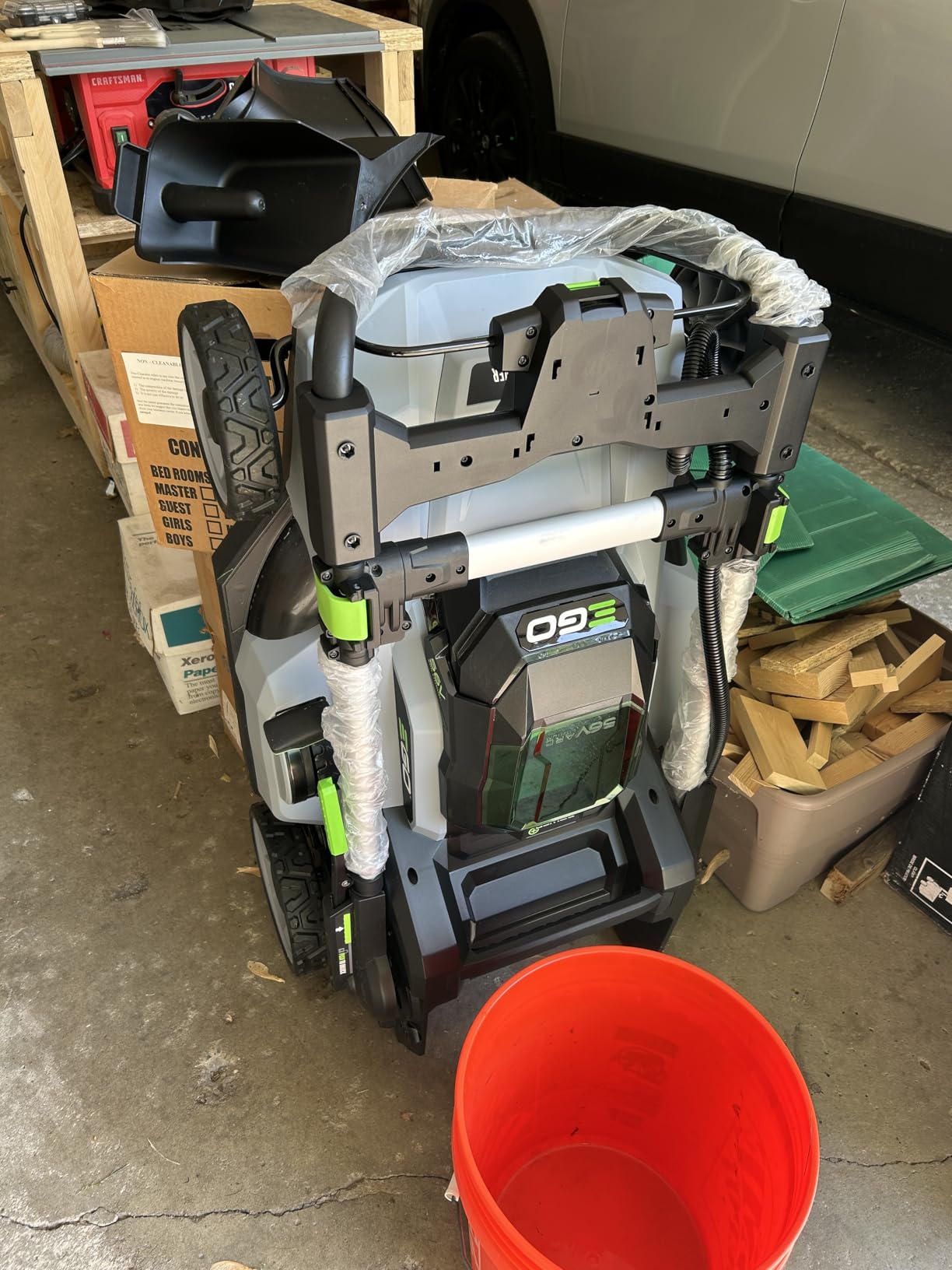 EGO Power+ Electric Lawn Mower, Cordless Push with Select Cut, Includes 56V 7.5Ah Battery and Rapid Charger - LM2135 customer photo 2