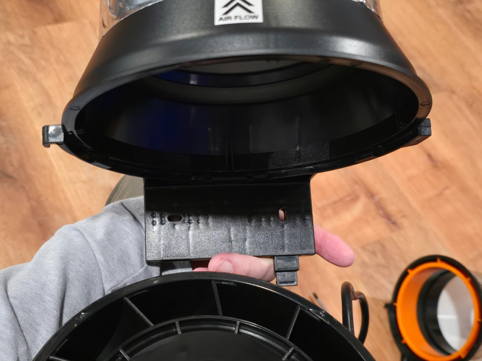 VEVOR Inline Duct Fan, 6-Inch 400 CFM with Variable Speed Controller, Quiet AC-Motor customer photo 2