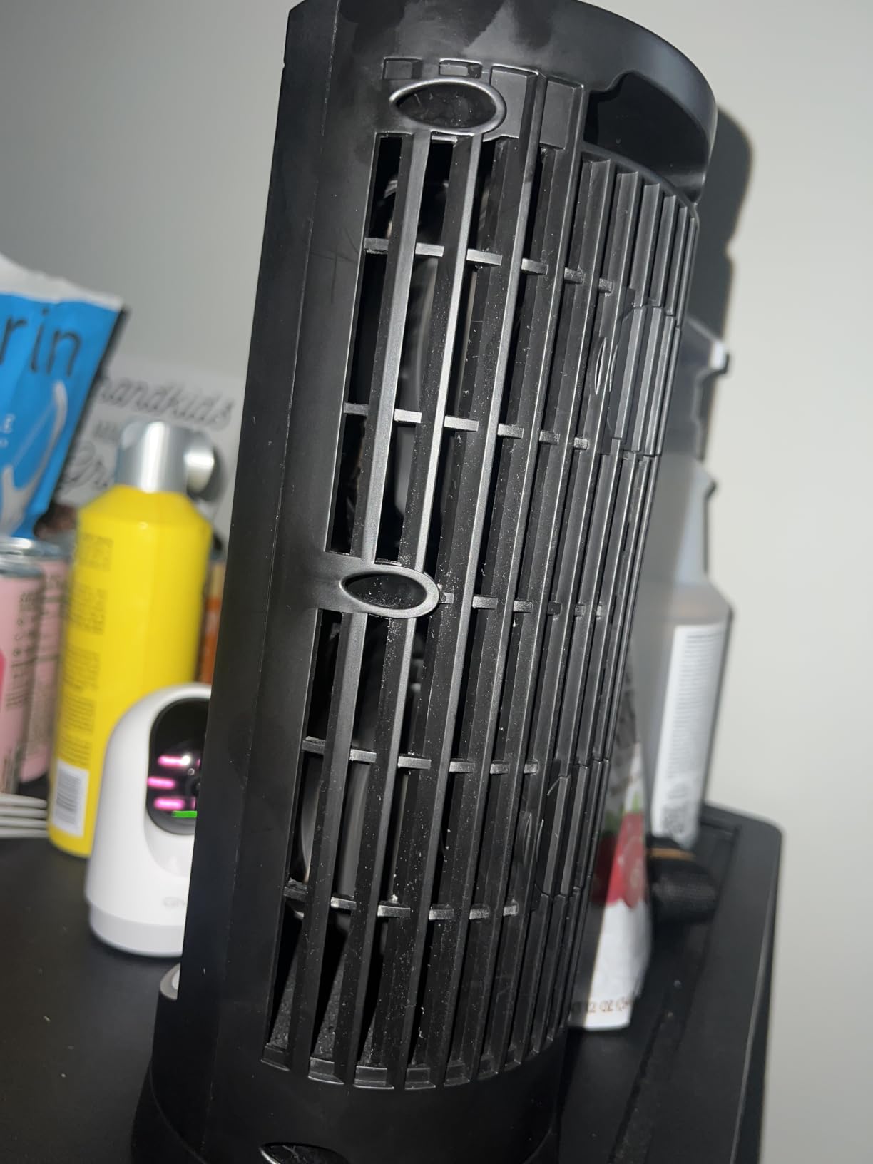 Personal Tower Cooling Fans that Blow Cold Air, 25dB Quiet Fan with 24ft/s | Standing Small Desk Fan with 3 Speeds & Timer, 60° & 110° Oscillating Table Fan, Electric Floor Fan for Bedroom, Home customer photo 1