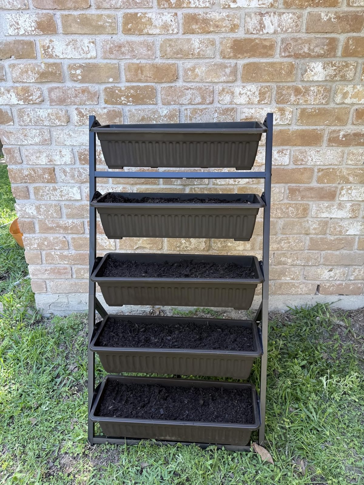TOREVSIOR 5-Tier Vertical Raised Garden Bed, Elevated Herb Planter Box | Outdoor & Indoor, For Vegetables Flowers, with Water Drainage customer photo 2