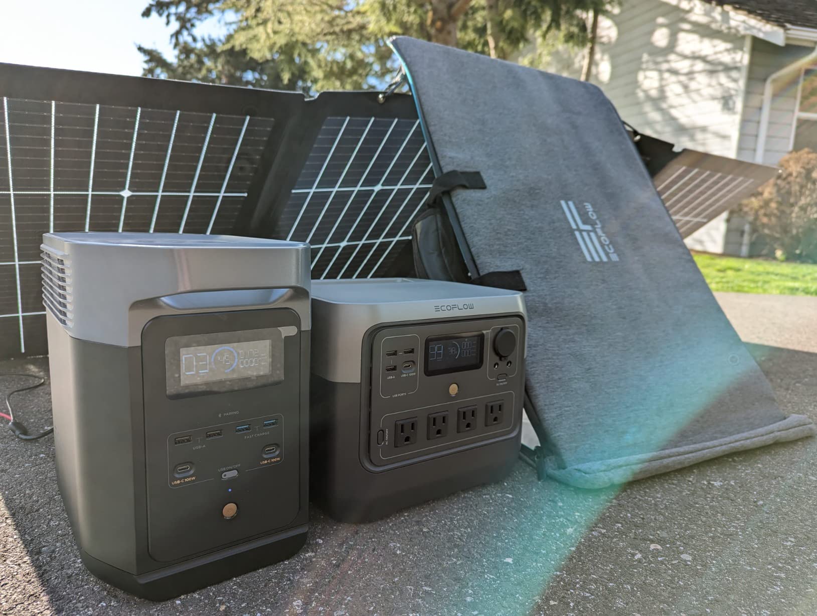 EF ECOFLOW Portable Power Station RIVER 2 Pro, 768Wh 800W | 70 Min Fast Charging, LiFePO4 Battery, 4 AC Outlets, X-Boost 1600W Solar Generator customer photo 2